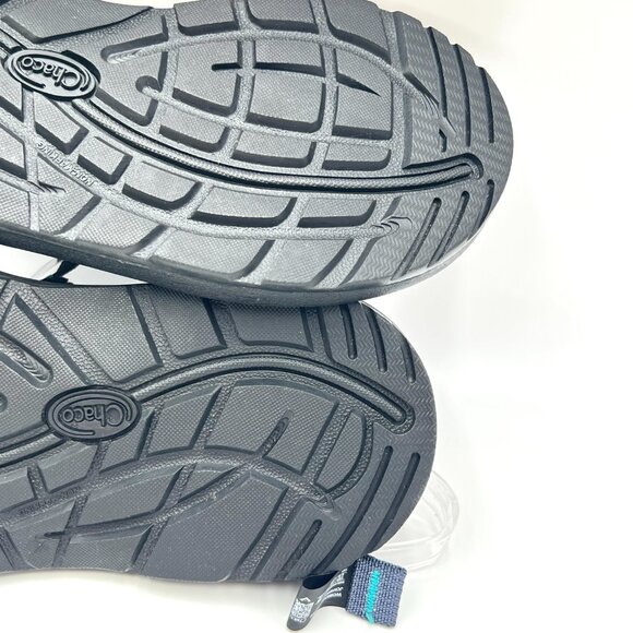 6W 6 WIDE WIDTH Chaco ZX/2 Classic Black Blue Orange Sandals Shoes - Picture 11 of 12